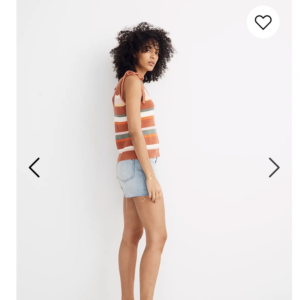 *SOLD* Madewell Tie-Strap Sweater Tank